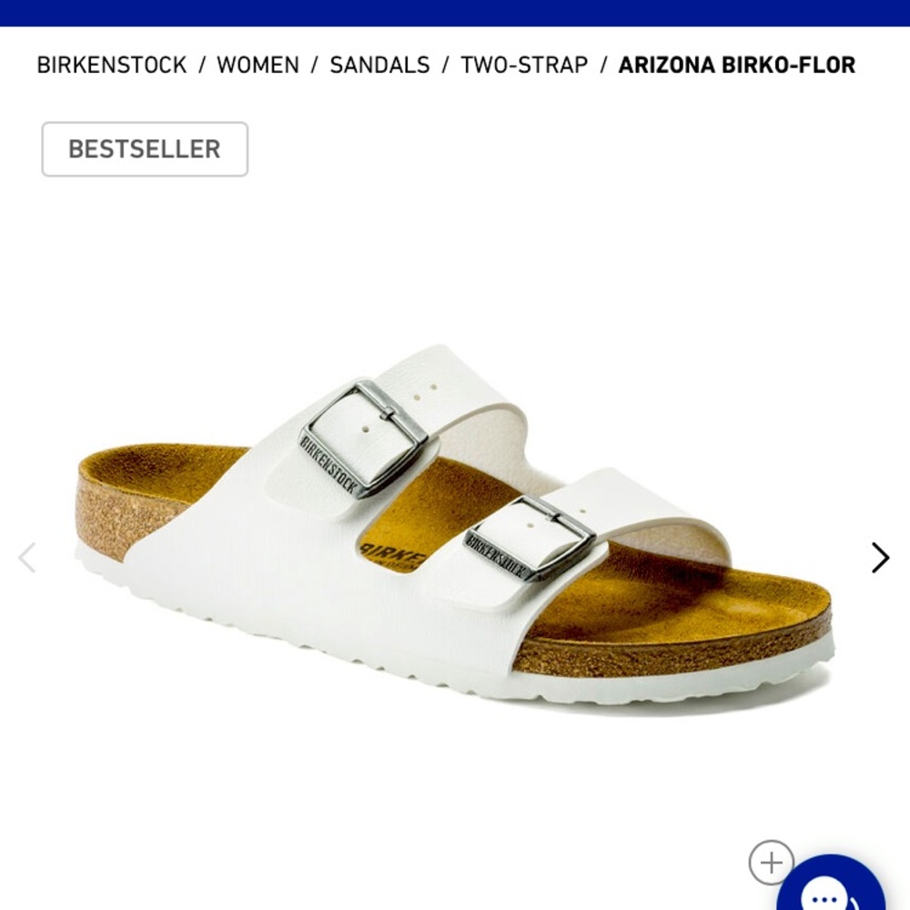 Birkenstock ARIZONA BIRKO FLOR WHITE BRAND NEW.